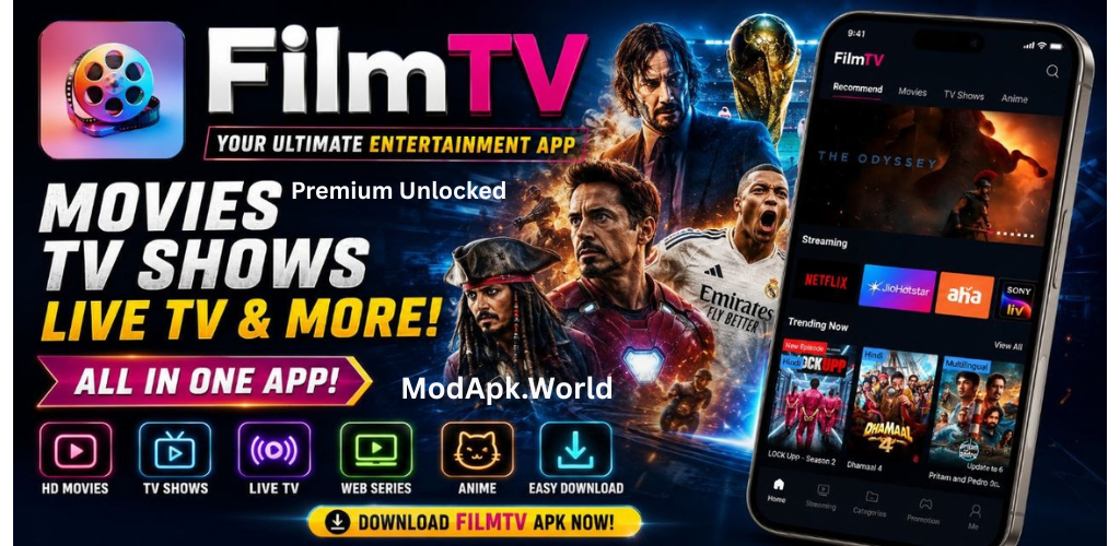 FilmTV MOD APK Latest v4.0.2 Adfree (VIP Unlocked) Download