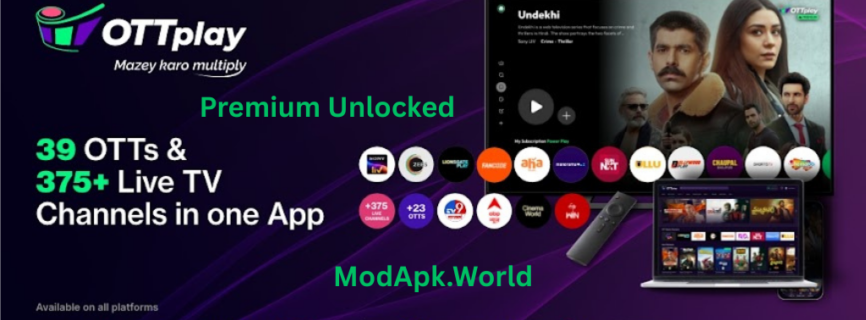OTTplay MOD APK v0.37.91 (Premium Unlocked) Download
