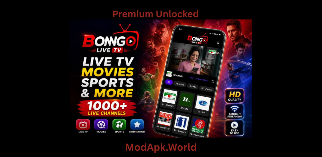 Bongo Live TV MOD APK v1.5 (Premium Unlocked) Download